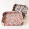 Block Print Fabric Tray