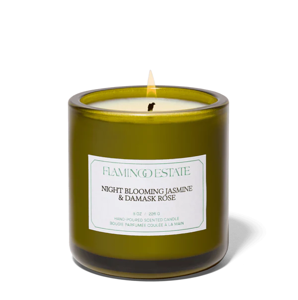 Night Blooming Jasmine & Damask Rose Candle