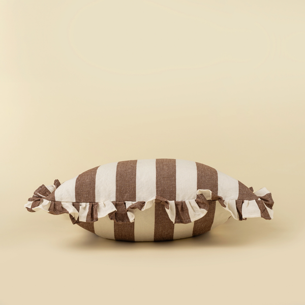 Cocoa Cabana Stripe Pillow
