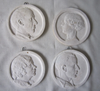 Late 19th C Plaster Casts, set of 4