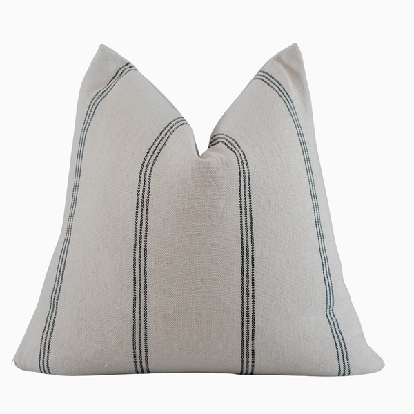 Woven Cotton Stripe Pillow