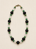 Agate, Crystal Quartz & Czech Glass Necklace
