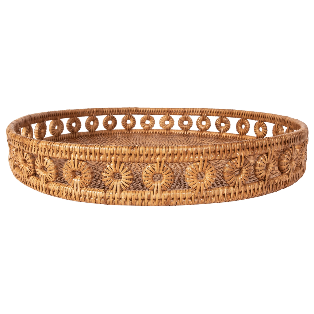 22' Woven Round Tray