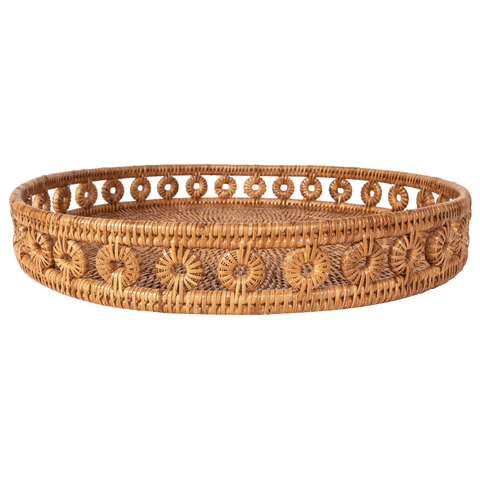 22' Woven Round Tray