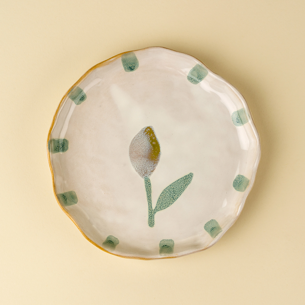 Lemon Pottery Plate