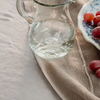 Petite Etched Glass Pitcher