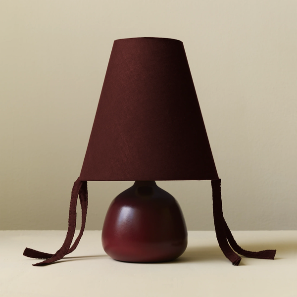 The Mini Cordovan Lamp