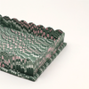 Hand-Marbled Tray | Green