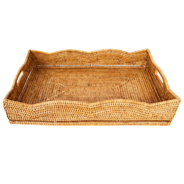 Woven Scallop Tray