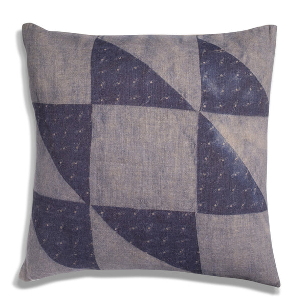 Aizome Indigo Linen Pillow