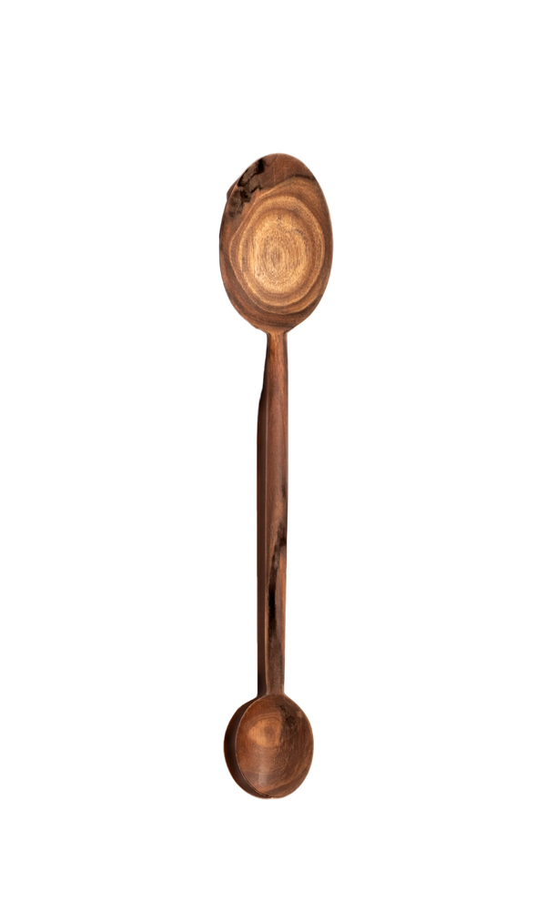Double-Ended Walnut Spoon