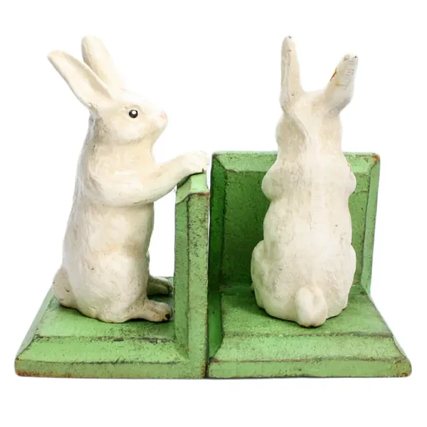 Bunny Iron Bookends