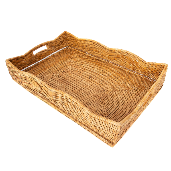 Woven Scallop Tray