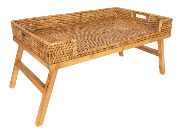 Woven Rattan Serving Tray