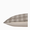 Hand Blocked Linen Check Pillow