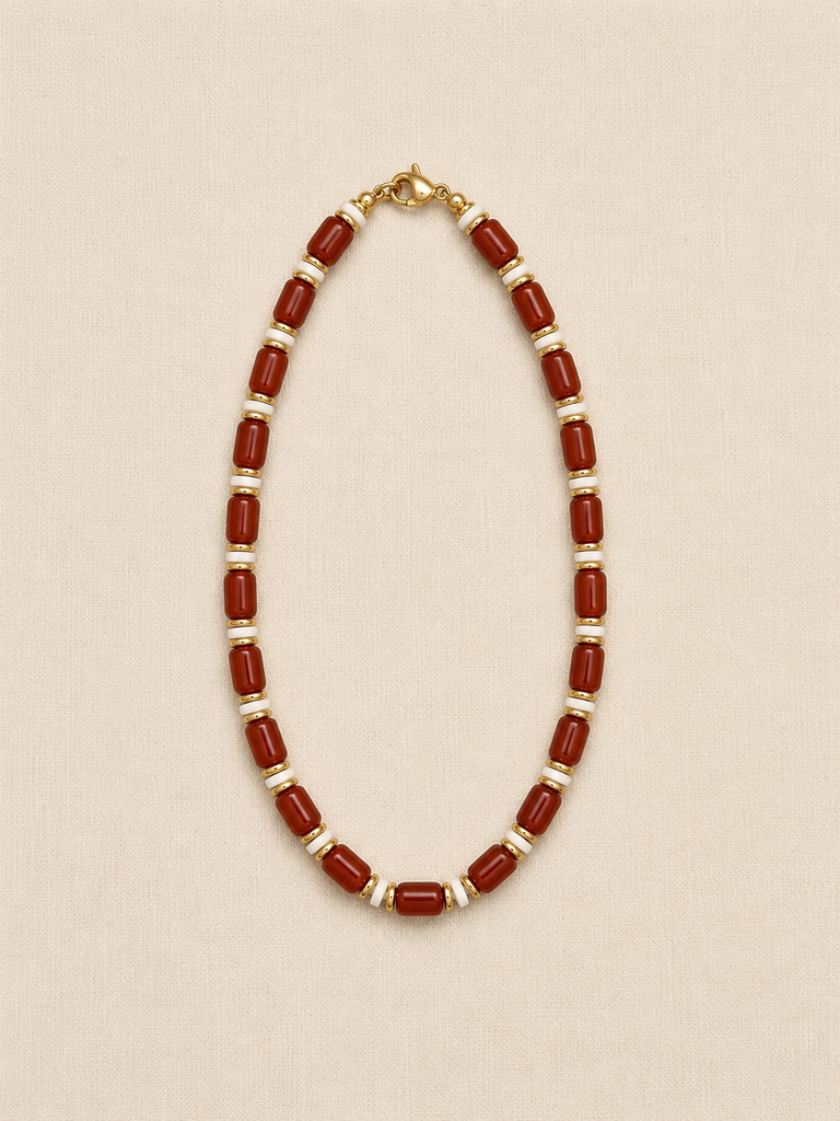 Agate & Mother of Pearl Necklace