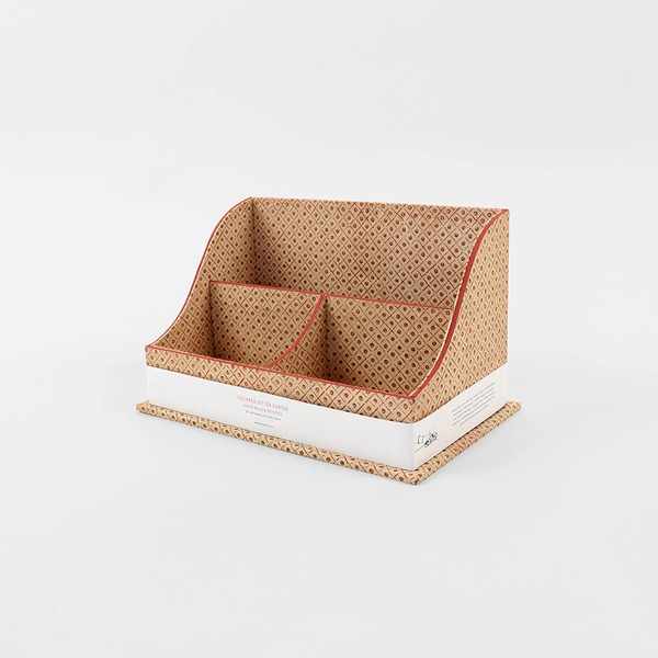 Block Printed Desk Sorter