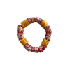 Glass Krobo Bead Bracelet