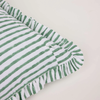 Block Print Ruffled Stripe Pillow