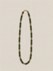 Evergreen Vintage Czech Glass Necklace - X Long