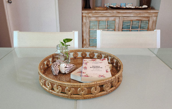 22' Woven Round Tray
