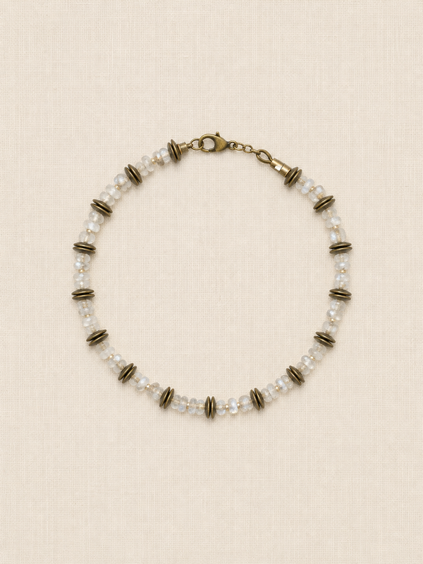 Czech Glass & Brass Necklace