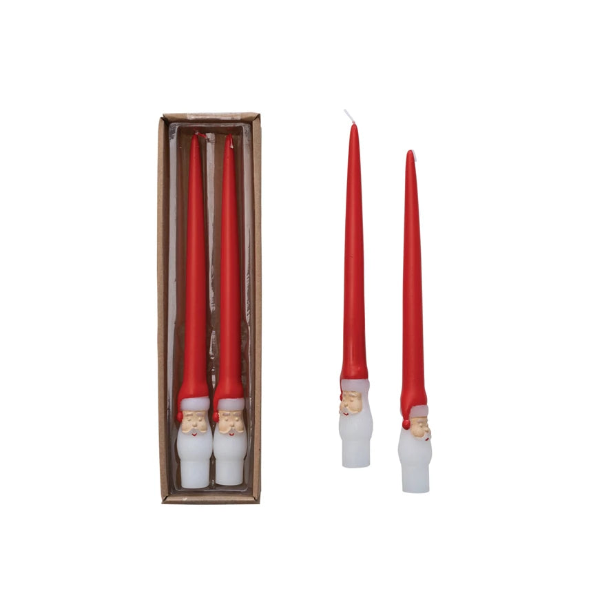 Pair of Santa Tapers