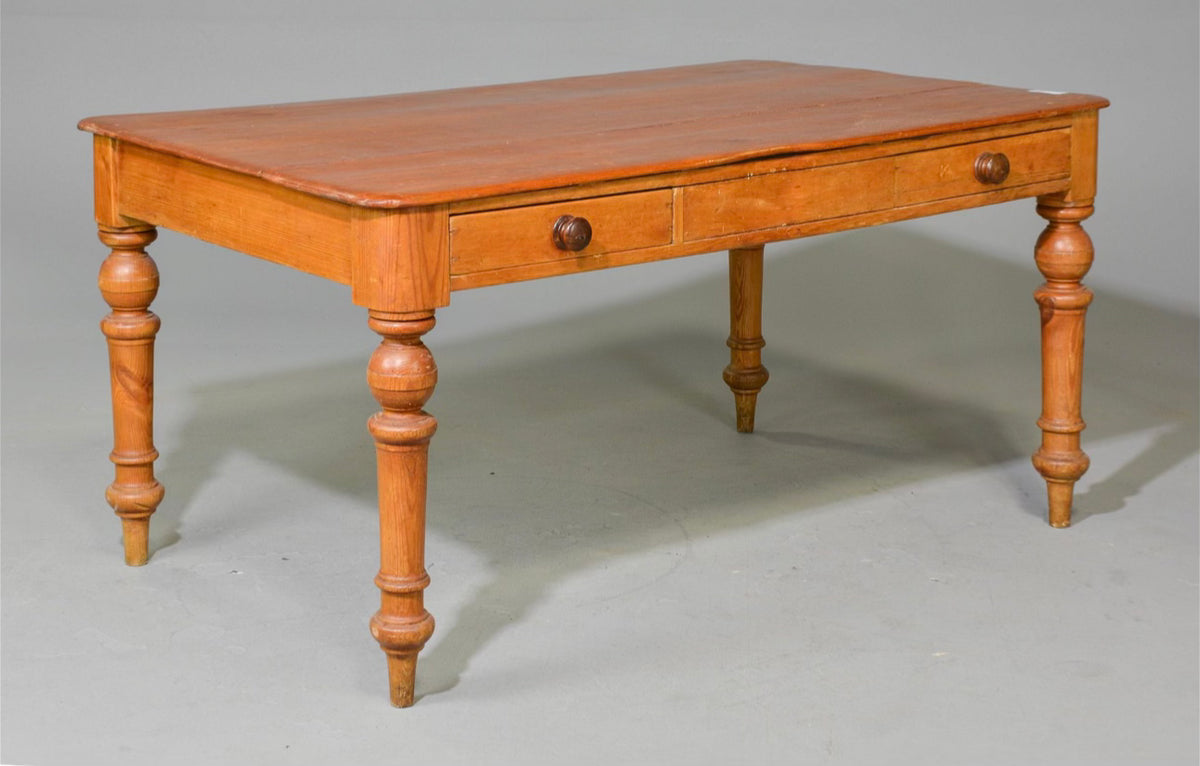 19th C. English Pine Desk – Courtney Barton