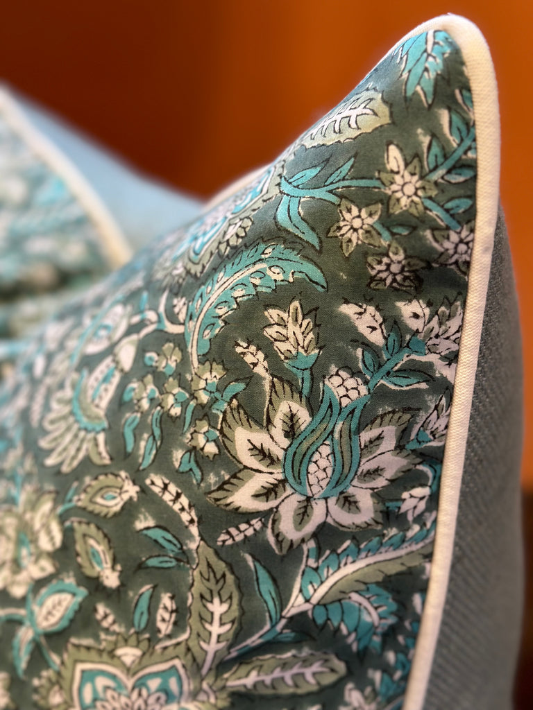 Block Print Pillow | Camp