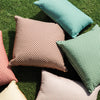 Outdoor Mini Check Pillow | Umber