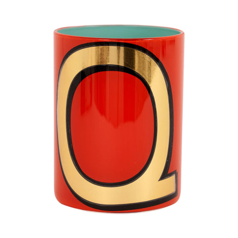 Alphabet Brush Pot | Q