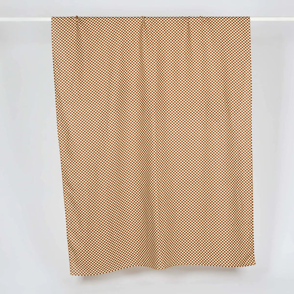 Mini Check Linen Tablecloth