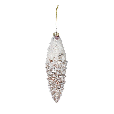 Glass Pinecone Ornament