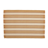 Set of 4 Woven Striped Placemats | Wheat